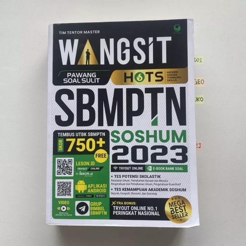 Wangsit HOTS SBMPTN Soshum 2023 preloved