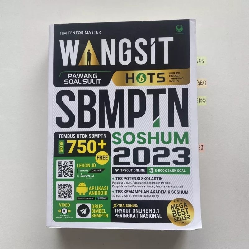 

Wangsit HOTS SBMPTN Soshum 2023 preloved