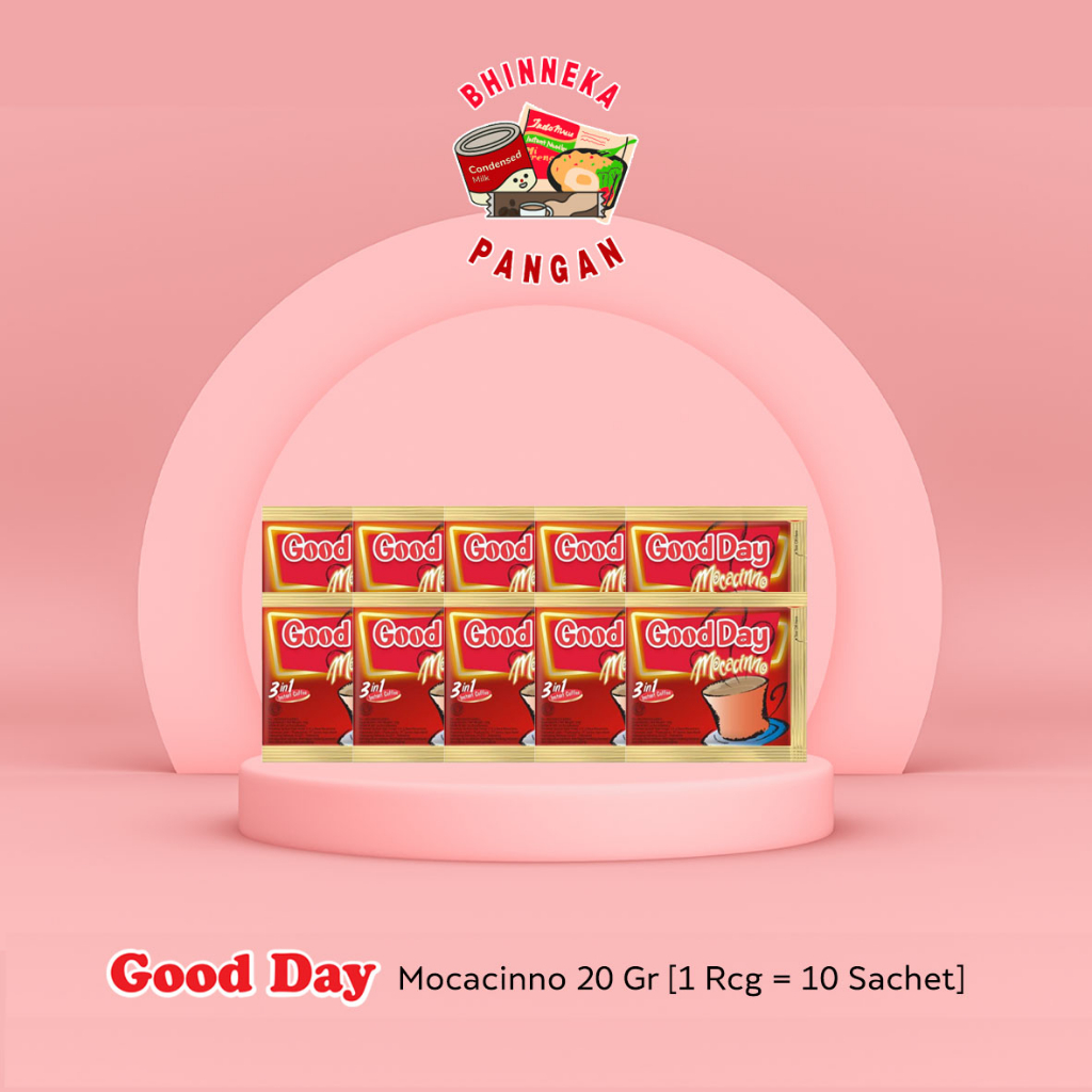 

Kopi Good Day Mocacinno 20 Gram - 1 Renceng / 10 Sachet