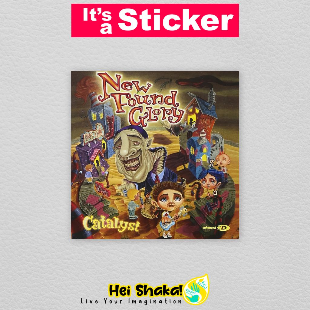 

Heishaka Stiker New Found Glory Catalyst Sticker Musik Vinyl Anti Air