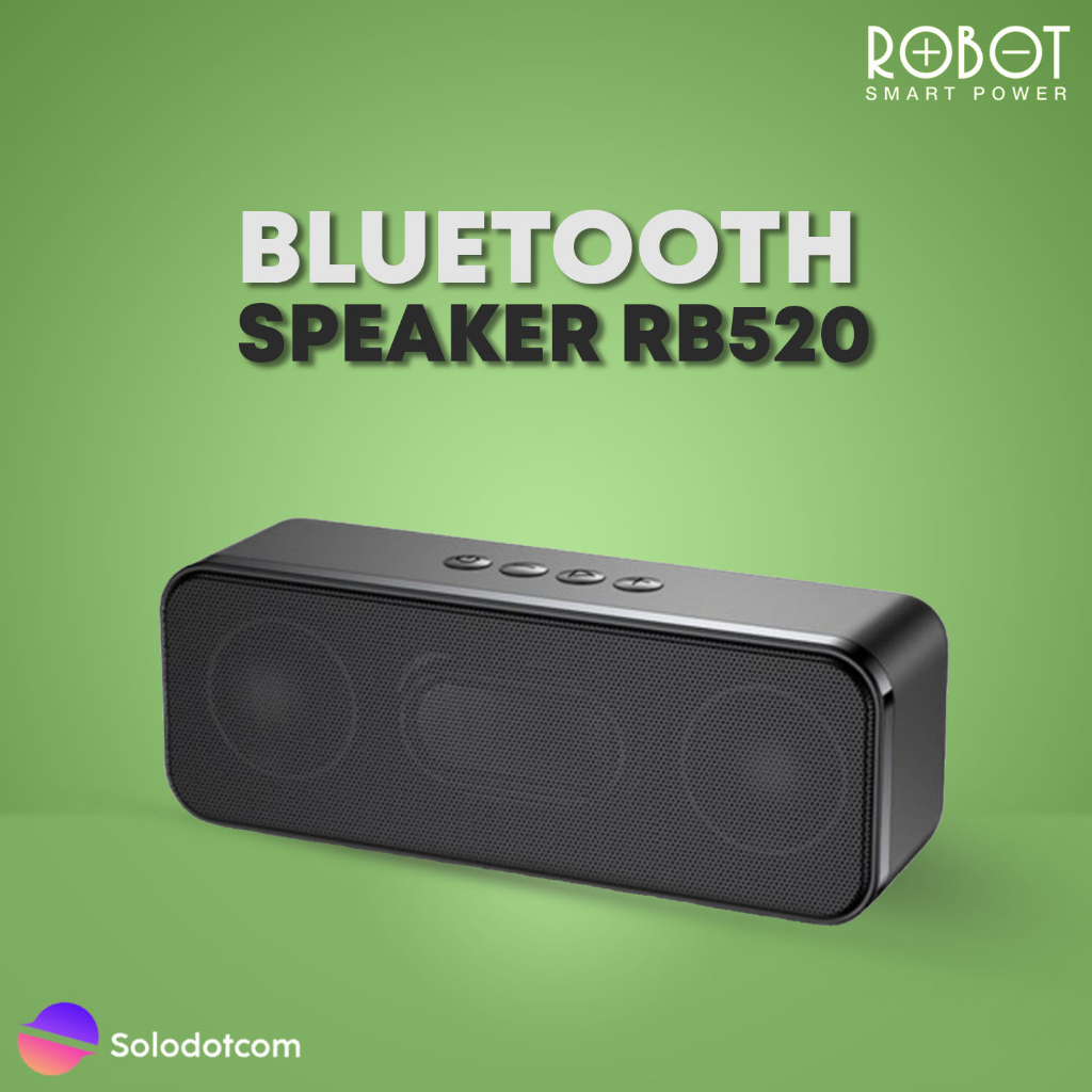 Speaker Robot RB520 | Speaker Bluetooth Portable USB MicroSD AUX - R