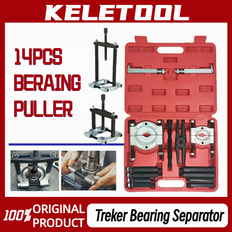 Keletool 14pcs treker bearing separator treker bearing separator mobil internal treker bearing separ
