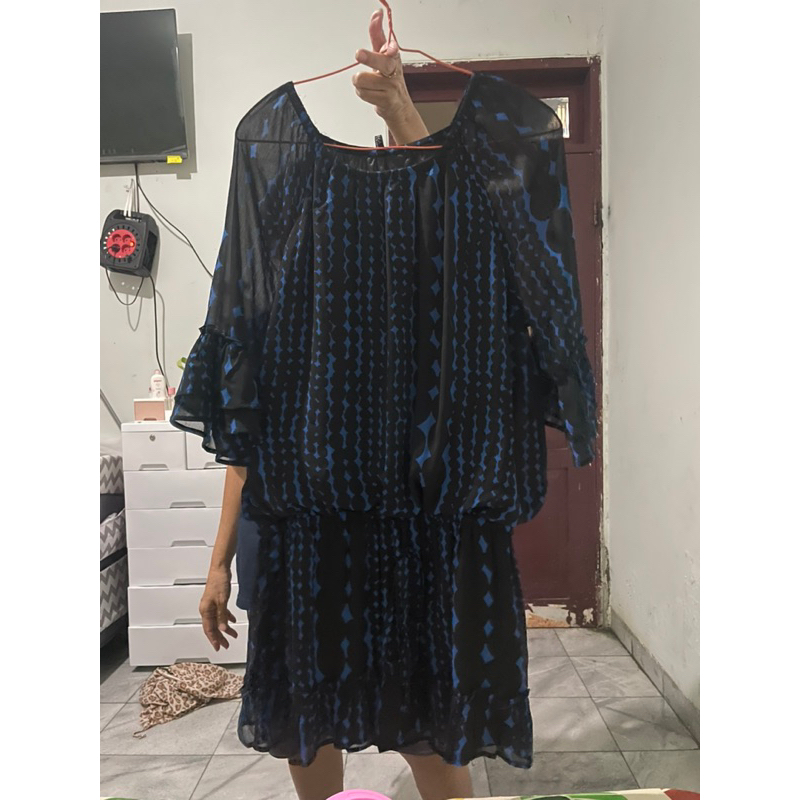 Baju kemeja miniDress Blouse branded wanita murah preloved bekas 35K