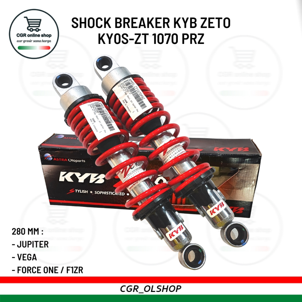 KAYABA Zeto ZT1070 280mm Shock Breaker Jupiter Vega Force KYB Original