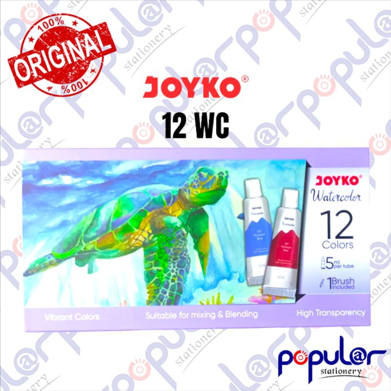 

Cat Air Joyko 12 Water Colors Tube 5ml