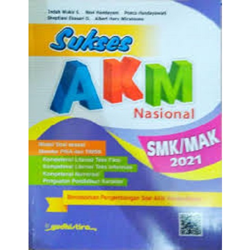 BUKU SOAL SUKSES AKM NASIONAL UN SMK 2021 BEST SELLER YUDISTIRA YUDHISTIRA