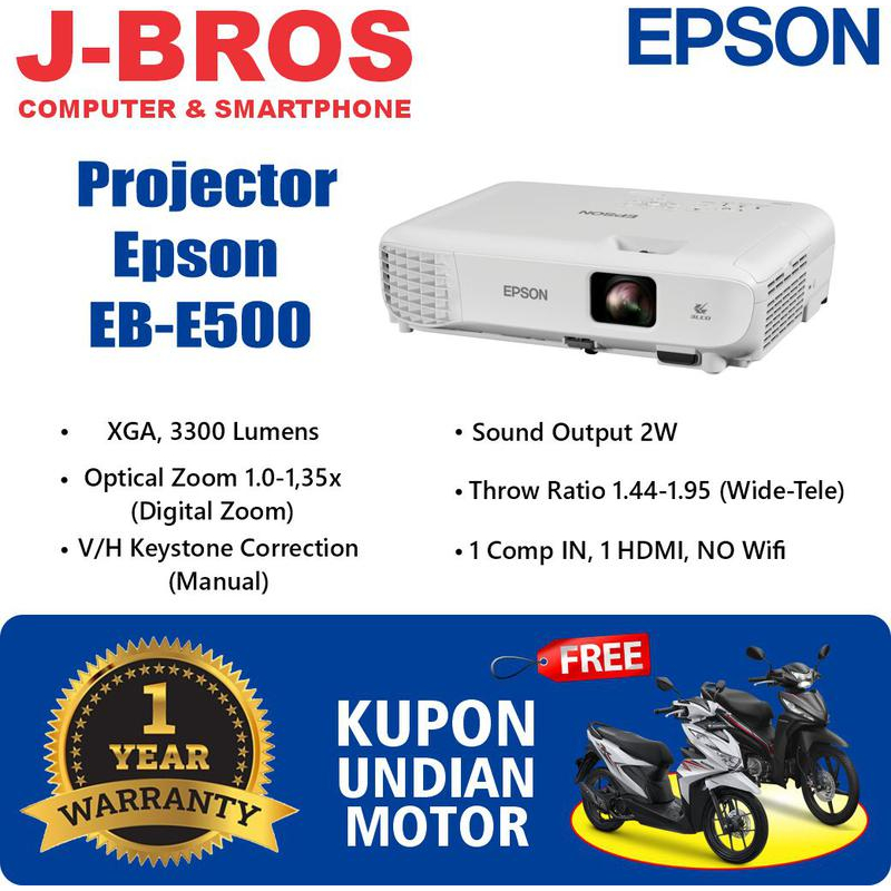 Projector Epson EB-E500