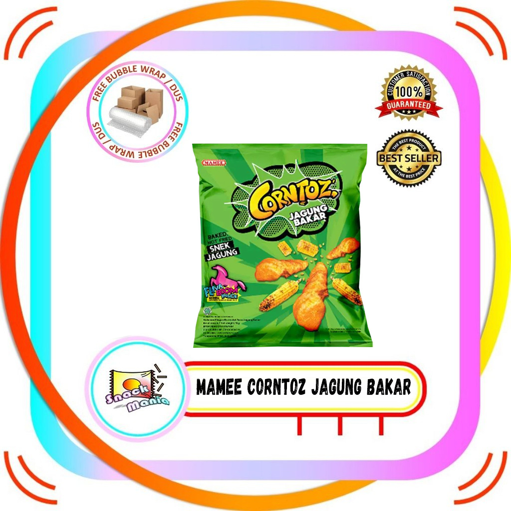 Mamee Corntoz Roasted Corn Snack 75 gr Jagung Bakar