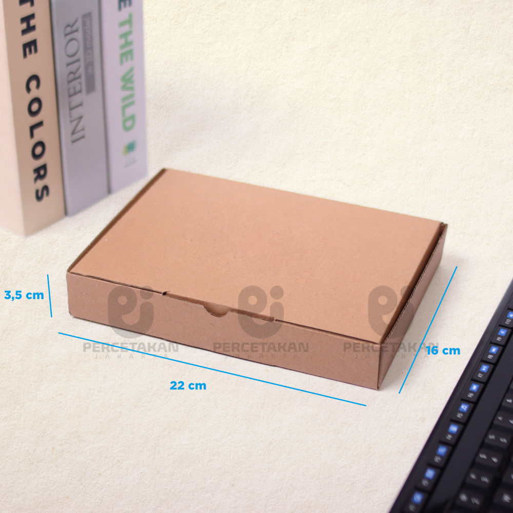 

Kardus Corrugated 22x16x3.5 CM | Die Cut | Kotak Karton | Box Packing Souvenir Pizza