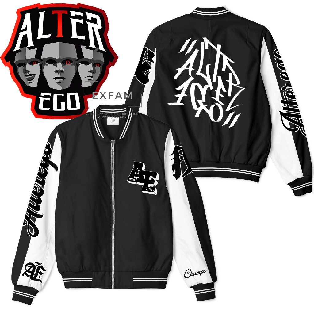Jaket Bomber Sukajan Alter Ego Esport Mobile Legends