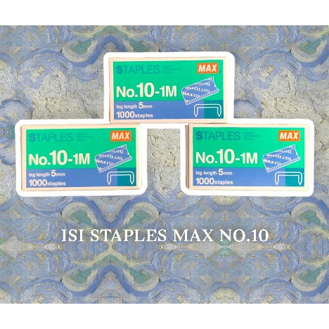 

Isi Staples Max No.10 / Refill staples max No. 10-1M