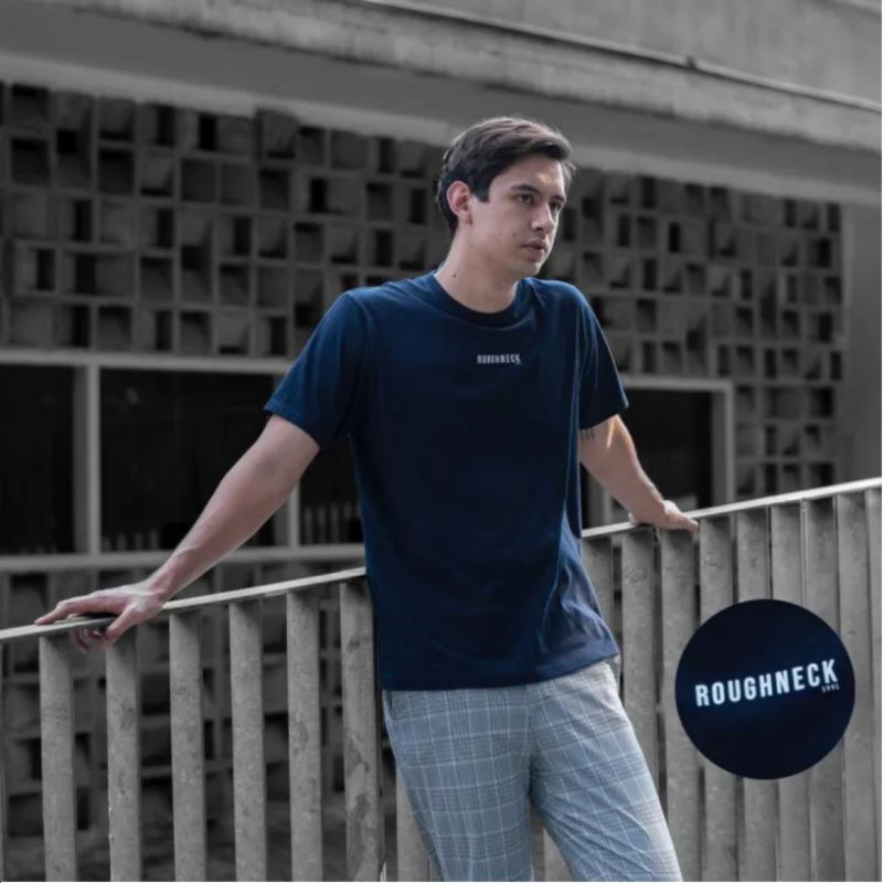 Baju Kaos Distro  Roughneck 1991 Navy Original 100% Kaos Pria Distro Keren Baju Distro Murah Kaos Di