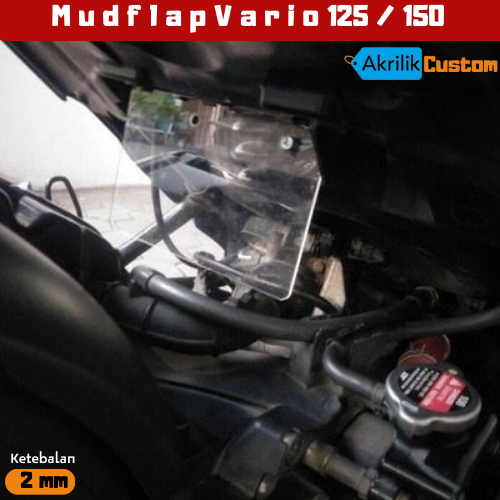 Mudflap Akrilik Honda Vario 125 /150 Mudflap Vario 125 150 Mudflap Penahan Lumpur Mudflap Akrilik Ho
