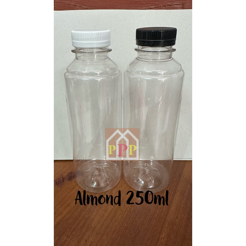 Botol ALMOND 250 ml 250ml BULATBotol jus 250 botol kopi 250ml botol minyak 250ml 250 ml
