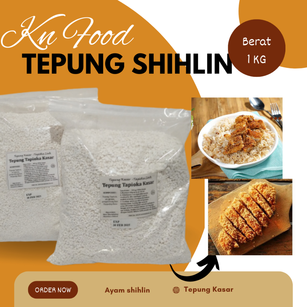 

Tepung Crispy Shihlin atau Tapioka Kasar 1 kg