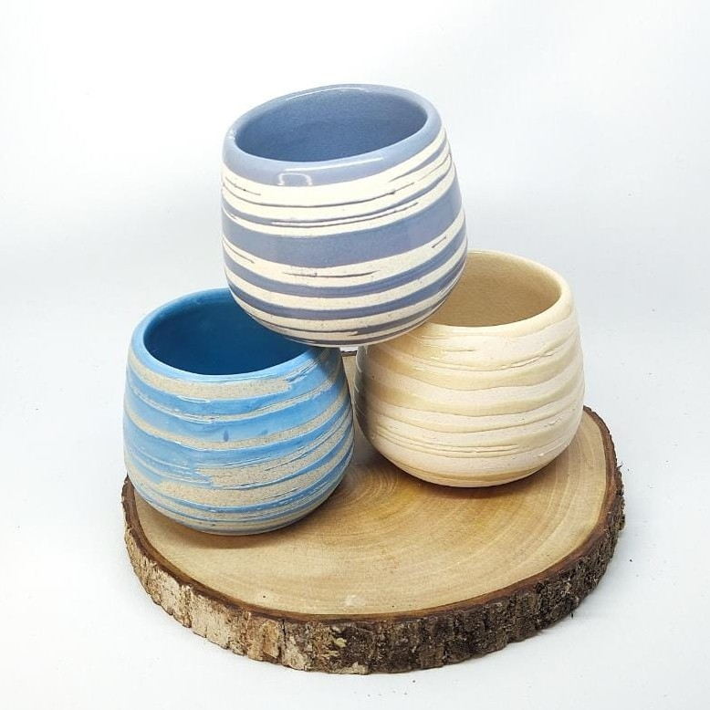 NEW PUKULEMPAT MUG GELAS CANGKIR KERAMIK 250ML - KOPI, TEH