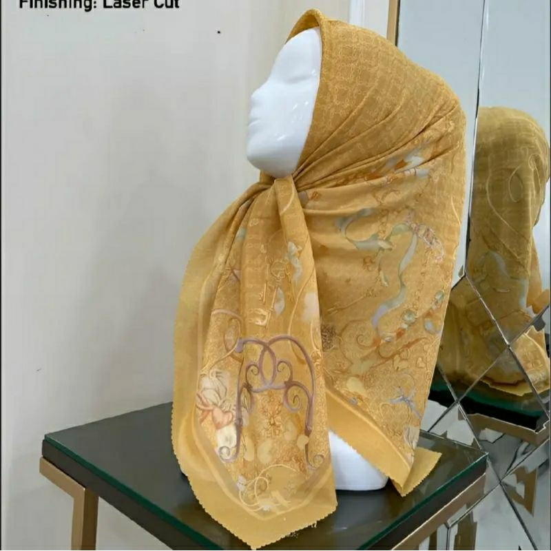 HIJAB MOTIF BAHAN VOAL PARIS PREMIUM