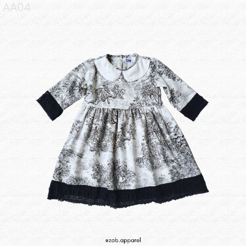 Dress Anak bahan Dior AA04