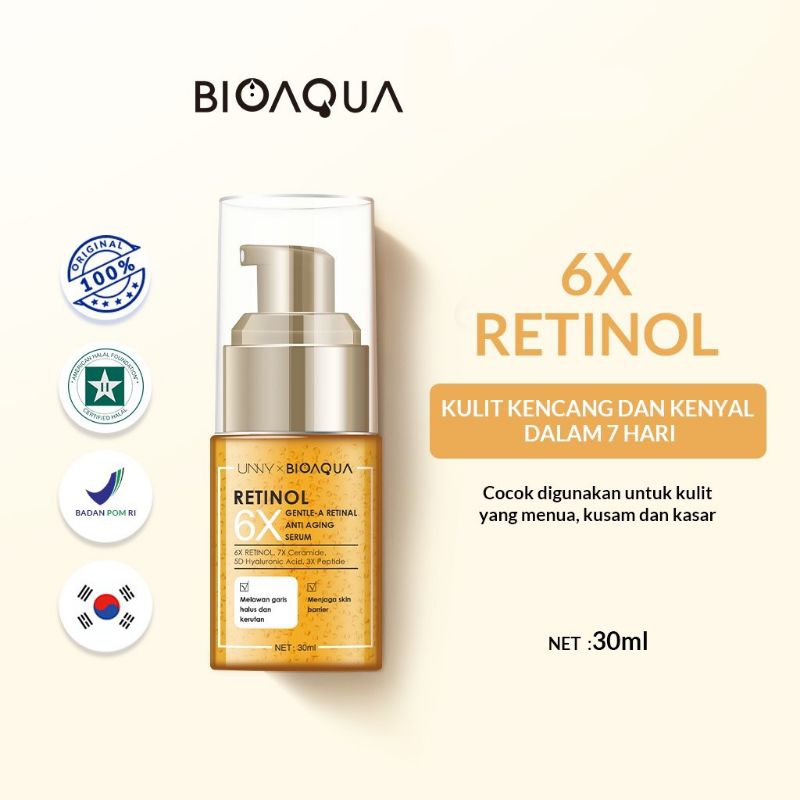 Bioaqua Retinol 6x Gentle-A Retinal Anti Aging Serum