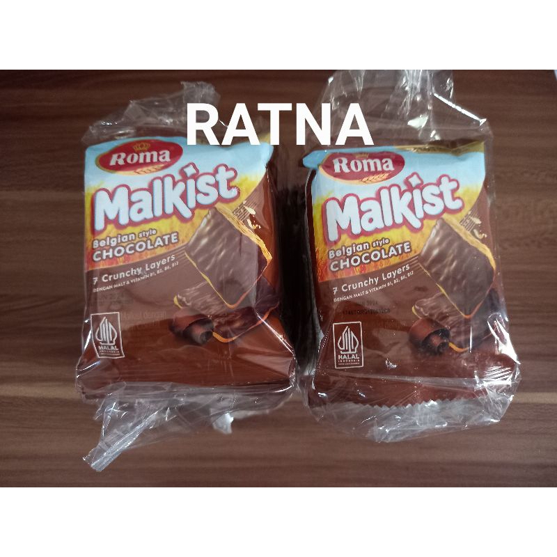 

Malkist Roma dengan Krim rasa Cokelat (1 pack isi 10 bungkus)