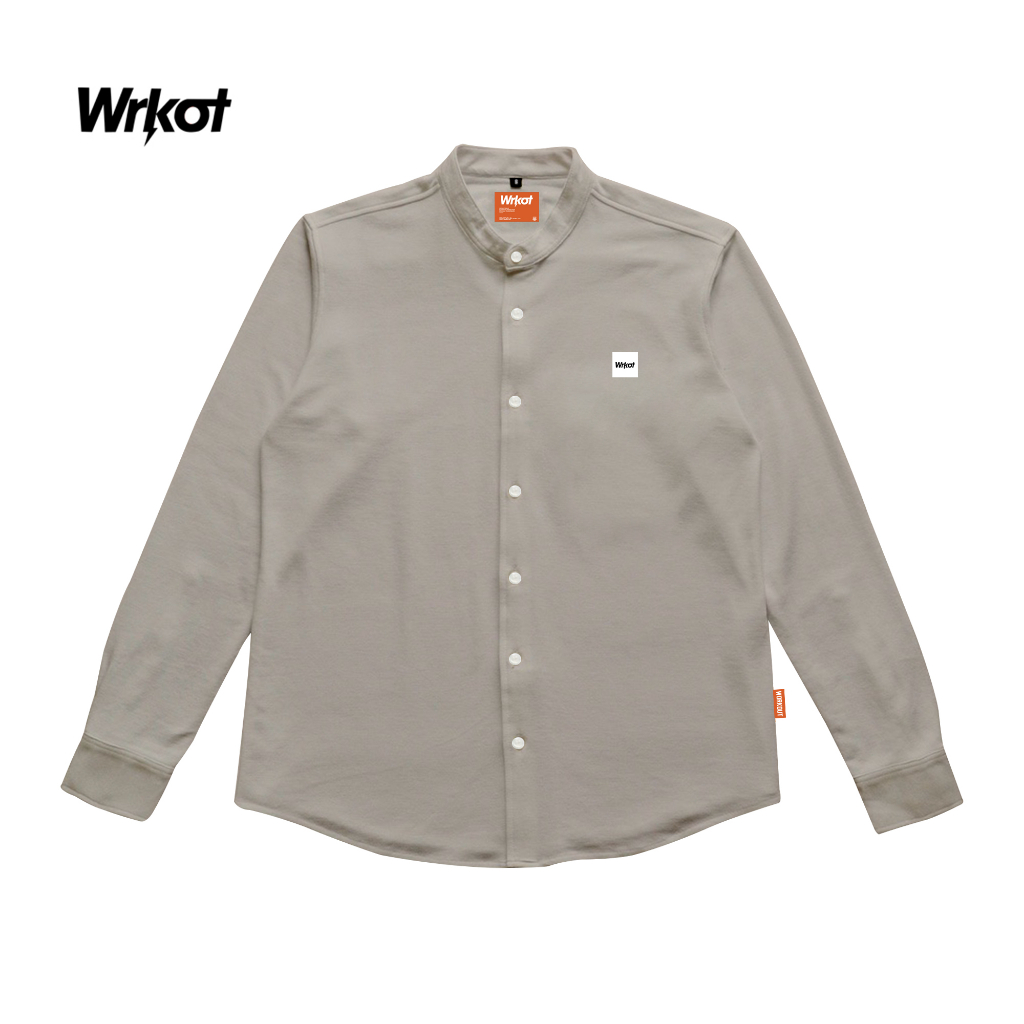 WORKOUT STREETWEAR - Kemeja Sanghai Pria Lengan Panjang COKSUS LINEN