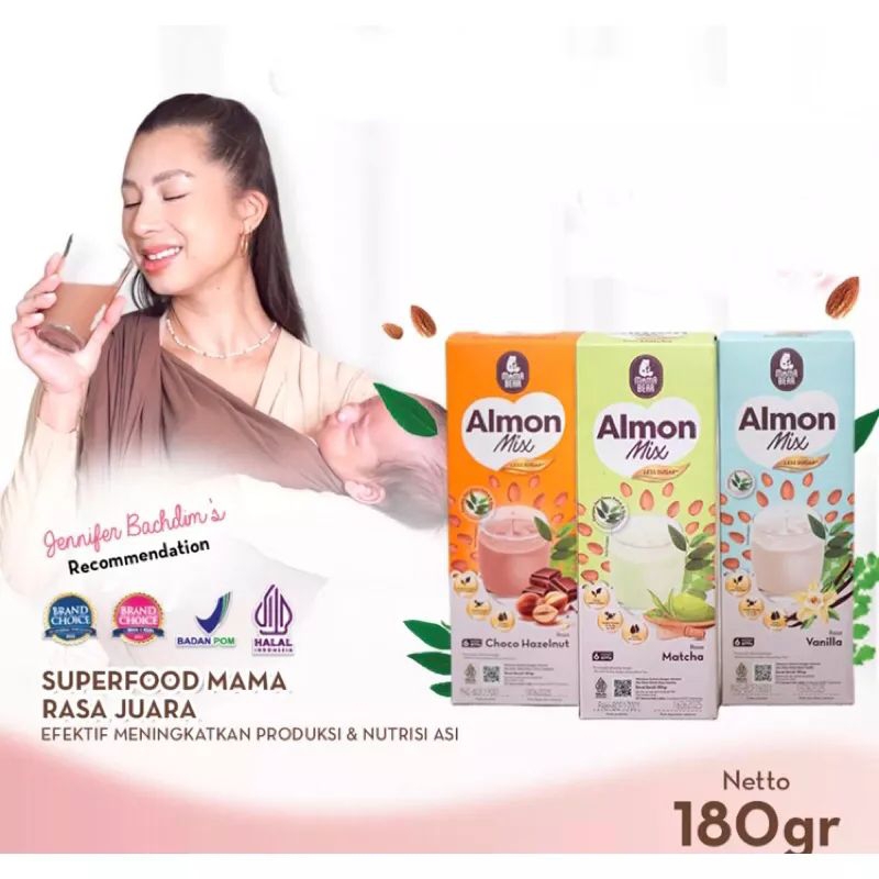

Mama bear Almon mix isi 6 sachet
