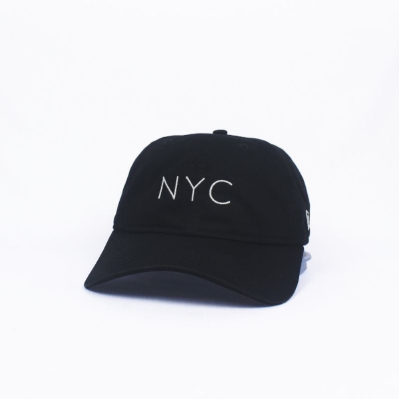 Topi Baseball New Era NYC Black OSFA Adjustable Second Murah Original