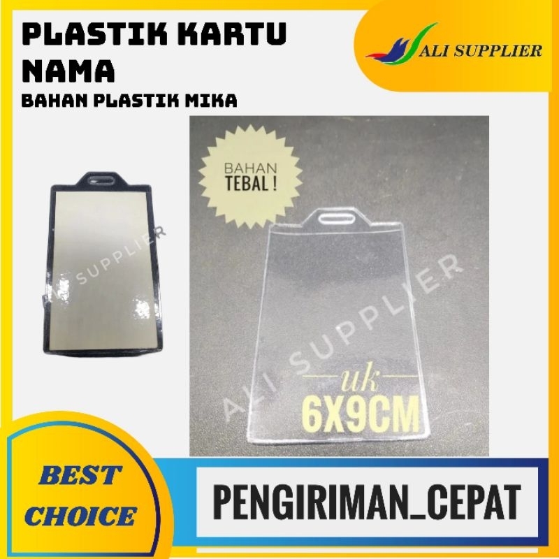 Sampul cover ID Card Tebal / Tanda Pengenal / Casing ID Card / Plastik KTP / Cover plastik KTP / Ukuran 6x9 MURAH 