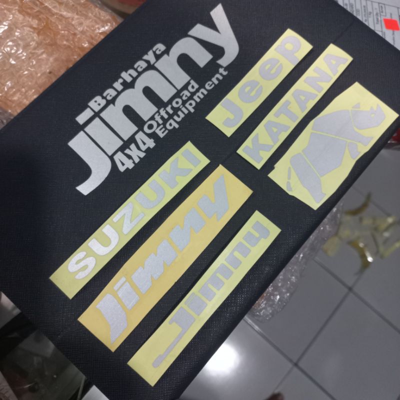 STIKER SUZUKI JIMNY KATANA CUTTING STICKER JEEP BADAK REFLECTIF 3M