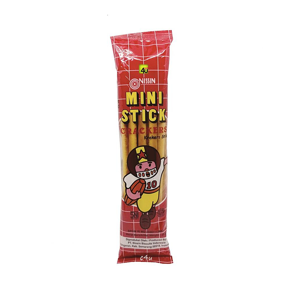 

Nissin Mini Stick Biskuit 13g / Nissin Mini Stick Cracker 25g