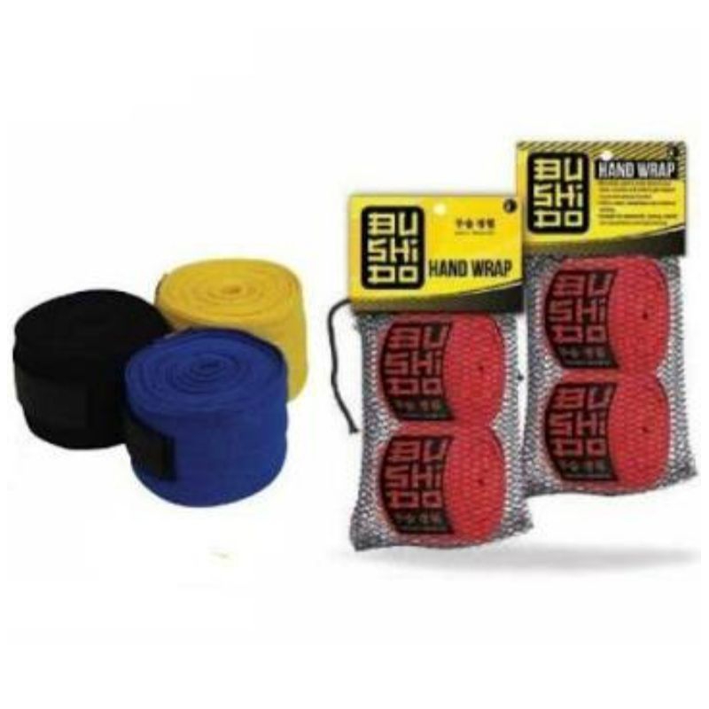 HANDWRAP BUSHIDO 4.5 METER BANDAGE BENDIT BAND IT BUSHIDO BOXING MUAYTHAI TAEKWONDO