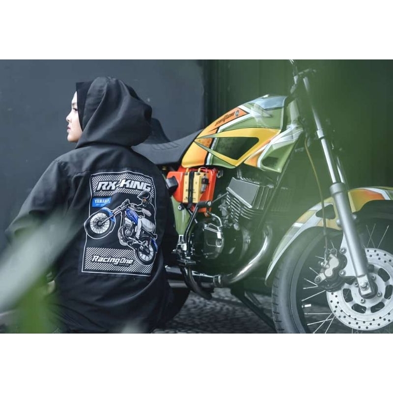 (COD) JAKET RACING RX-KING PARASUT NEW ORIGINAL