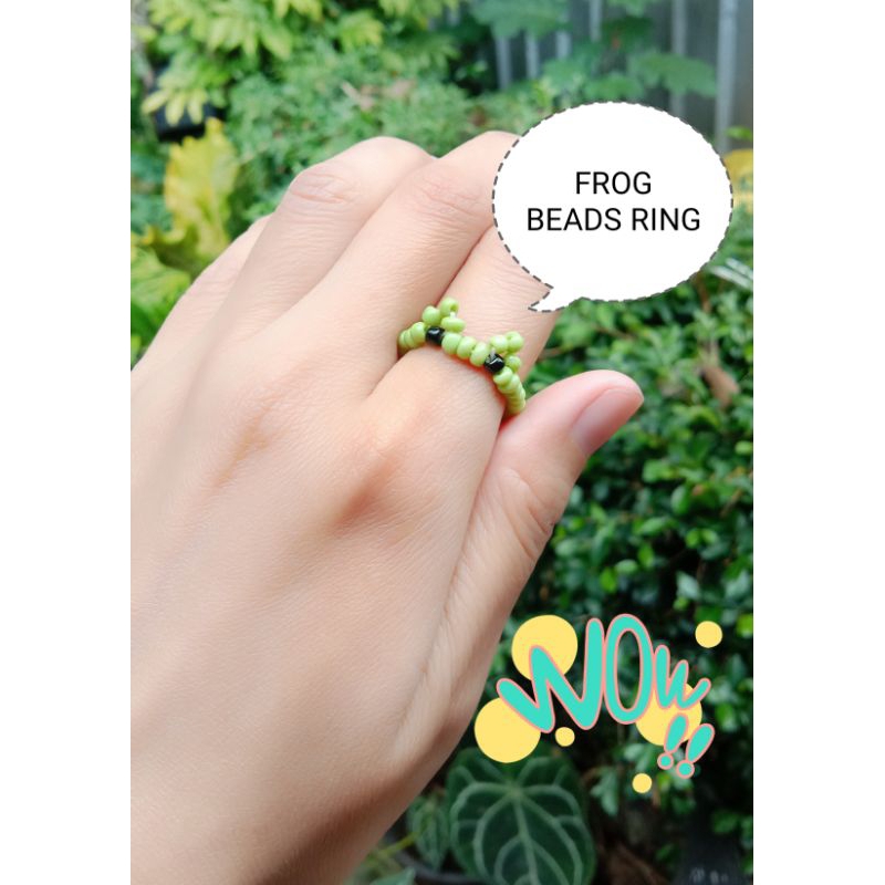 FROG BEADS RING / CINCIN MANIK KOREA /CINCIN AESTHETIC