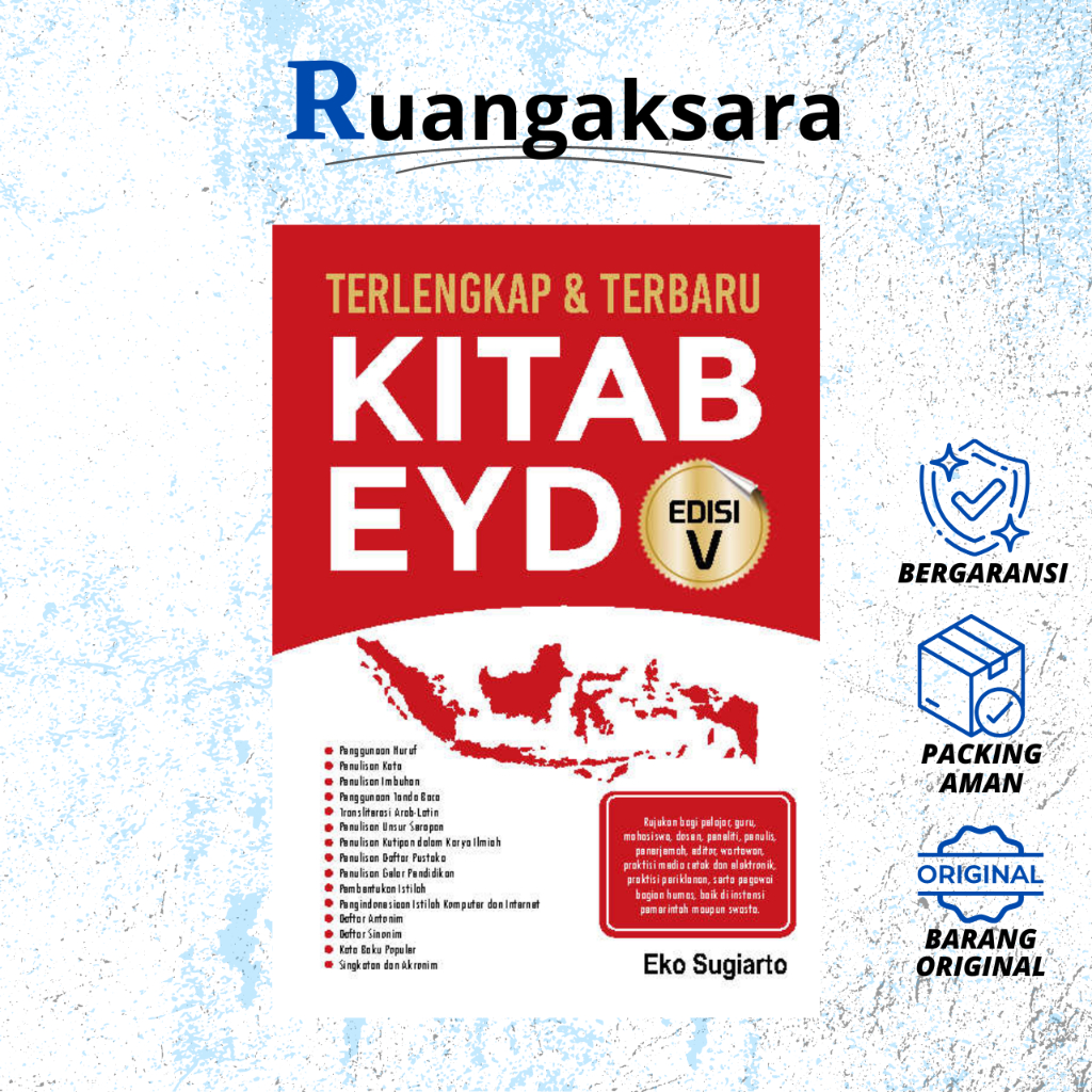Kitab EYD Edisi V Terlengkap & Terbaru