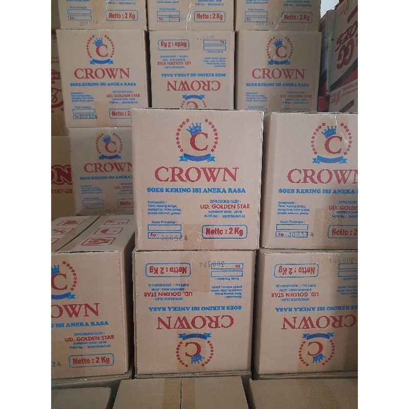 soes kering crown isi coklat 2 kg