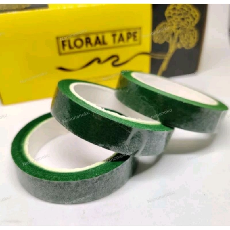 

FLORAL TAPE ECER , ISOLASI UNTUK DAUN VARIASI ECERAN ,HIJAU TUA , COKELAT