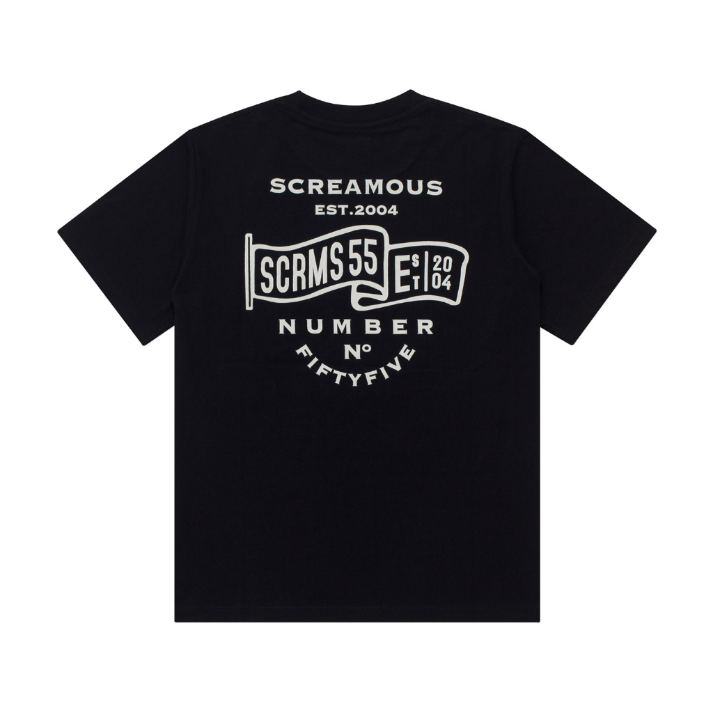 Screamous Kaos T-Shirt BANDEIRA BLACK