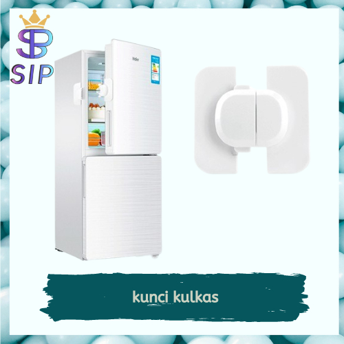 Kunci Kulkas Pengaman Pintu Kulkas Baby Safety Lock Alat Kunci Kulkas 1 Pintu & 2 Pintu