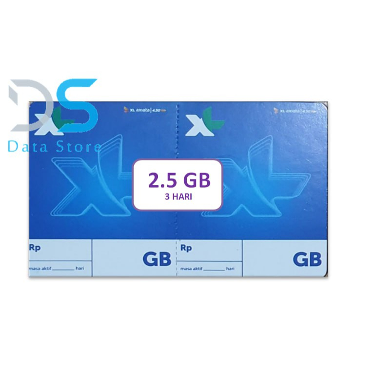 Voucher XL HOTROD 2.5 GB 3 Hari