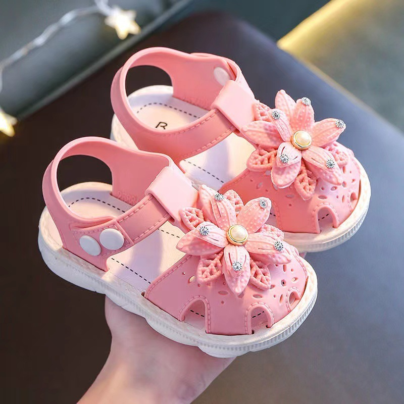 SSC  - SP103 SANDAL FLOWER SANDAL BAYI 0-5 TAHUN SANDAL IMPORT