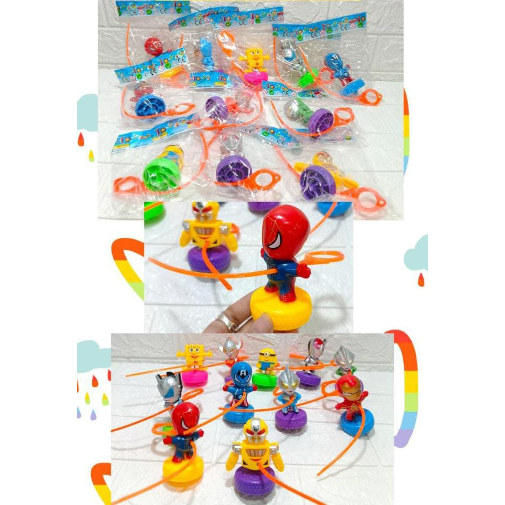 Mainan Gasing BeyBlade Burst Karakter Kartun/Gasing BeyBlade Tarikan Launcher /Kabel