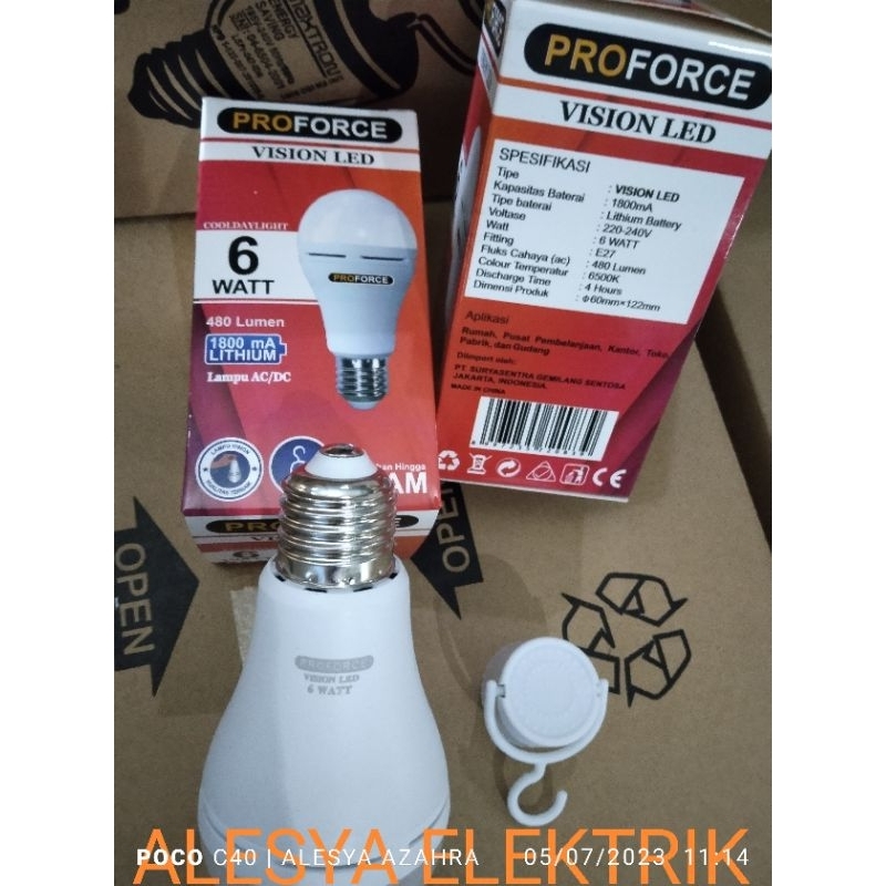 LAMPU EMERGENCY PROFORCE VISION LED