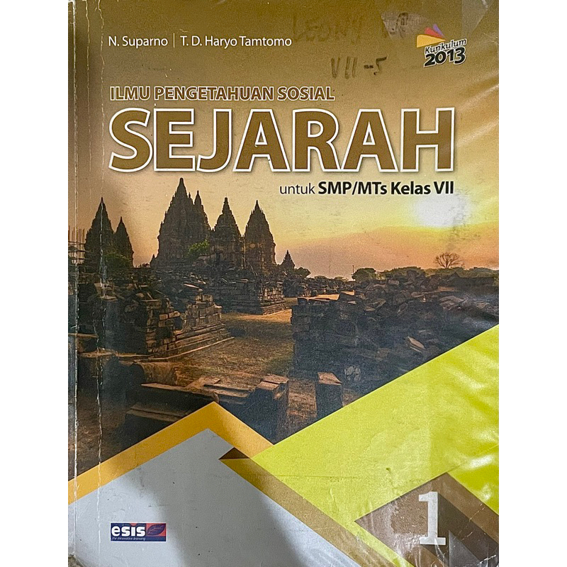 buku sejarah kelas 7 - second - esis