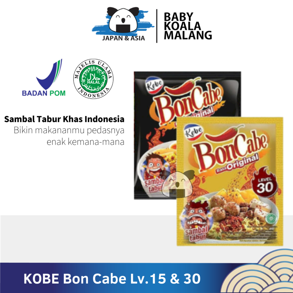 

KOBE BONCABE Pedas Level 15, 30 | Boncabe ROA Level 15 | Bon Cabe EXTRA HOT..