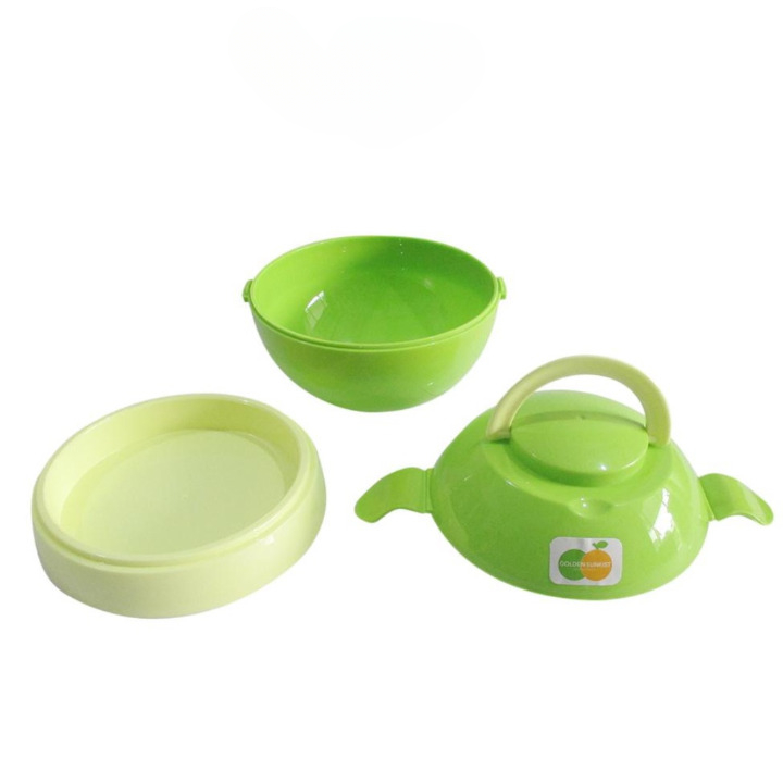 HOT PRODUCT Mulya Jaya Rantang Susun 2 Plastik Rantang Makanan Anak Anti Tumpah Tahan Panas RAO 9003