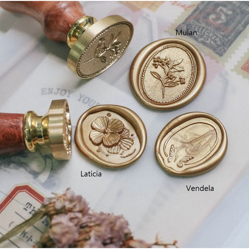 

Laticia, Vendela, Mulan 1 Piece LefavelaaCOIN Seal Wax Stamp Sticker Instant / Seal Wax Coin / Wax Seal / Stempel Lilin / Self Adhesive / Segel lilin Amplop Undangan Vintage