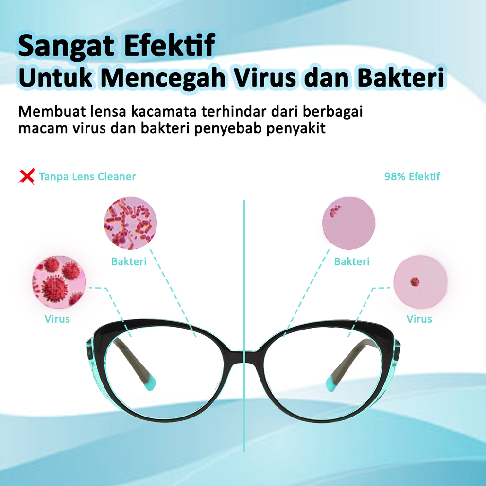 GENTLE FAWN Cairan Pembersih Spray Lensa/Kacamata/hp/Kamera/Jam Tangan Cleaner Spray Multiguna Termurah Aman Di Gunakan (GECCL)-4