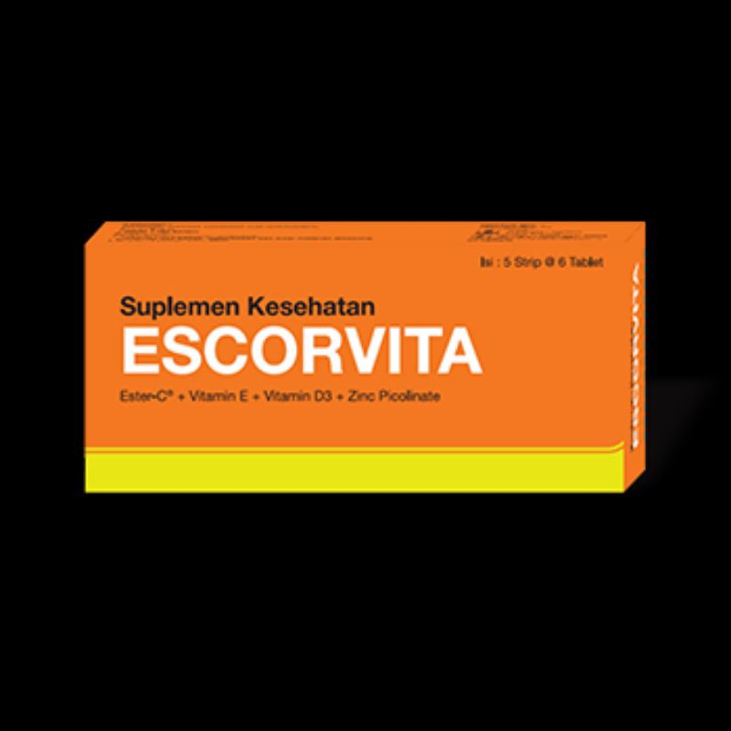 Escorvita Tablet isi 30 ( Suplemen Untuk Kesehatan Tubuh )