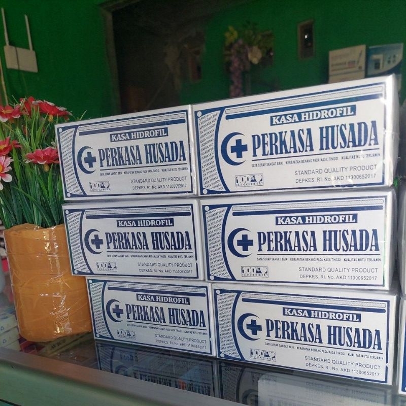 Kasa Hidrofil perkasa Husada 16 x16  kasa steril (1pack/10box)