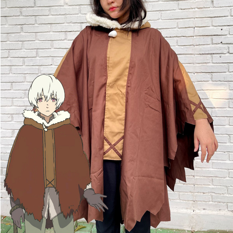 Jubah Jaket Cosplay Fushi Anime Manga To Your Eternity Brown